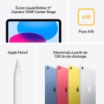 Apple iPad avec Puce A16 : Écran Liquid Retina 11 Pouces, 128 Go, Wi-FI 6 – Image 5
