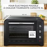 Moulinex Four électrique à chaleur tournante 60 L – Image 6