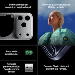 Apple iPhone 17 Pro Max 256 Go : Écran 6,9 Pouces, Puce A19 Pro, Autonomie Record sur iPhone, Système caméra Pro Fusion, Caméra Avant Center Stage ; Bleu Intense – Image 5