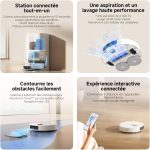 XIAOMI Robot Vacuum X20+, Station Tout-en-Un avec vidage, Lavage & séchage Auto, Aspiration 6000 Pa, évitement d’Obstacles S-Cross™, Navigation LDS, Commande vocale Via Mi Home – Image 12