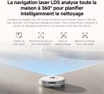XIAOMI Robot Vacuum X20+, Station Tout-en-Un avec vidage, Lavage & séchage Auto, Aspiration 6000 Pa, évitement d’Obstacles S-Cross™, Navigation LDS, Commande vocale Via Mi Home – Image 3